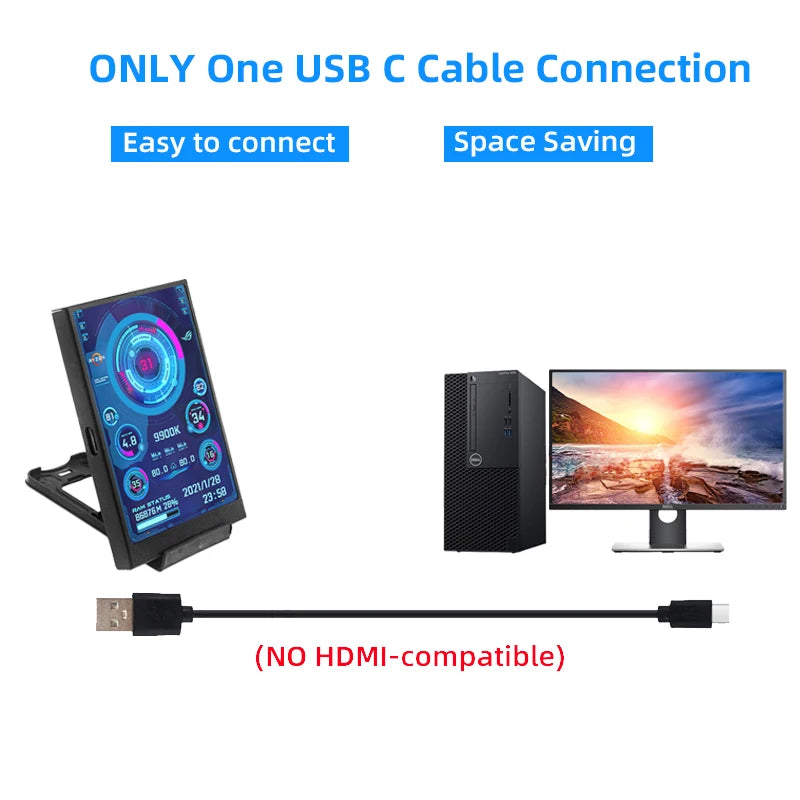 3.5 IPS Screen for Computer Monitoring